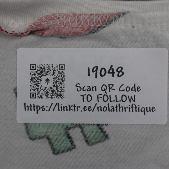 On Fire Shirt Womens L Multicolor Short Sleeve Crew Neck Fringe Hem Tee - Picture 14 of 14